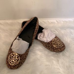 “Tory Who?” Leopard flats